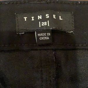 Tinsel Black Pants Size 28